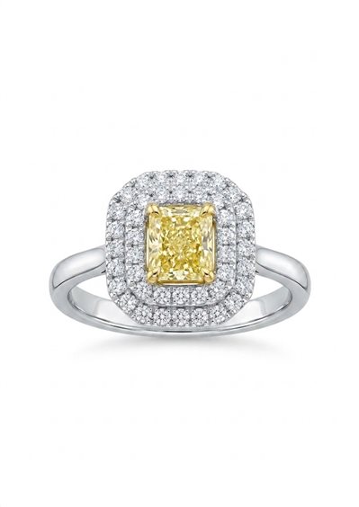 Ringe Salvini Dame in Weißgold Diamante Yellow 0.62 Ct 81093087 - 81093087